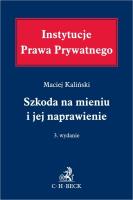 Okładka książki Szkoda na mieniu i jej naprawienie w.3