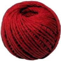 Sznurek bawełniany czerwony 1,5mmx50m. Wydawca: Ziemia Obiecana. SmakLiter.pl Opakowanie Sznurek bawełniany czerwony 1,5mmx50m