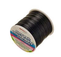 Opakowanie Sznurek bawełniany woskowany 25m czarny