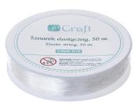 Opakowanie Sznurek elastyczny do koralików 0,45mm x 50m