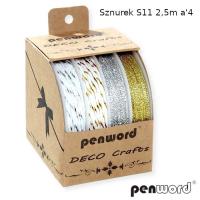 Opakowanie Sznurek ozdobny 2,5m 4szt (12kpl)