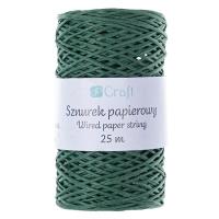 Sznurek papierowy z drucikiem zielony 25 m. Wydawca: DP CRAFT. SmakLiter.pl Opakowanie Sznurek papierowy z drucikiem zielony 25 m