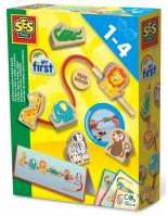 Sznurowanie drewnianych zwierzątek. Wydawca: SES NL. SmakLiter.pl Opakowanie Sznurowanie drewnianych zwierzątek