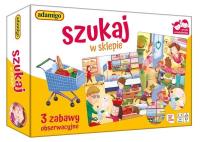 Szukaj w sklepie - zestaw edukacyjny. Wydawca: Adamigo. SmakLiter.pl Opakowanie Szukaj w sklepie - zestaw edukacyjny