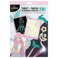 Opakowanie Tablet+tablica do rysowania światłem 2 w1 Kidea A1