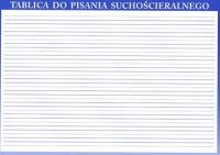 Tablica do pisania suchościeralnego. Wydawca: Literat. SmakLiter.pl Opakowanie Tablica do pisania suchościeralnego