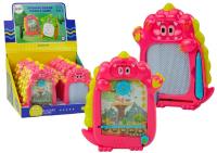 Opakowanie Tablica do rysowania 2w1 dinozaur różowy