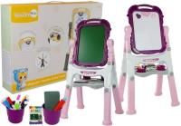 Opakowanie Tablica dwustronna magnetyczna - kredowa różowa