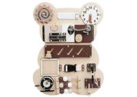 Opakowanie Tablica manipulacyjna drewniana Miś 14el