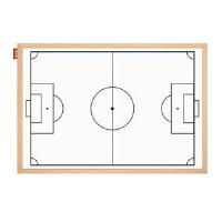 Opakowanie Tablica taktyczna suchościeralna magnetyczna MEMOBE biała boisko do piłki nożnej 90x60 cm