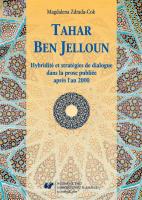 Tahar Ben Jelloun. Hybridit et stratgies.... Autor: Magdalena Zdrada-Cok. SmakLiter.pl Okładka książki Tahar Ben Jelloun. Hybridit et stratgies...