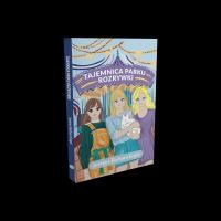 Tajemnica parku rozrywki. Autor: Engel Justyna Barbara. SmakLiter.pl Okładka książki Tajemnica parku rozrywki