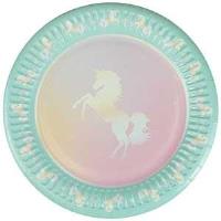 Opakowanie Talerze papierowe Jednorożec 8szt