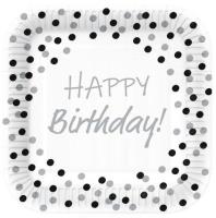 Opakowanie Talerze papierowe kwadratowe eko 23cm 10szt