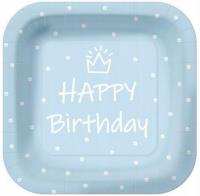 Opakowanie Talerze papierowe kwadratowe eko 23cm 10szt