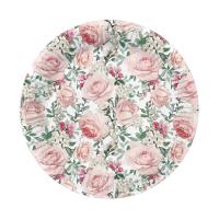 Opakowanie Talerze papierowe okrągłe eko Piękne róże 18cm
