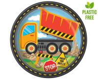 Opakowanie Talerzyki papierowe Budowa 23cm 8szt