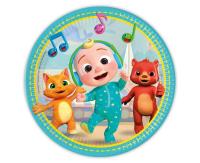 Opakowanie Talerzyki papierowe Cocomelon 23cm 8szt