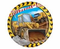 Opakowanie Talerzyki papierowe Construction 23cm 8szt