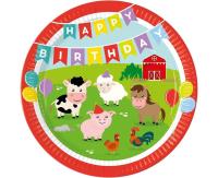 Opakowanie Talerzyki papierowe Farm 23cm 8szt
