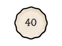 Opakowanie Talerzyki papierowe Hello 40 18cm 6szt