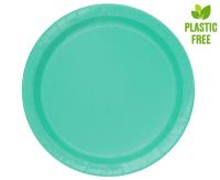 Opakowanie Talerzyki papierowe niebieskie 23cm 8szt.