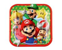 Opakowanie Talerzyki papierowe Super Mario 18x18cm