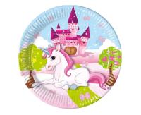 Opakowanie Talerzyki papierowe Unicorn 23cm 8szt