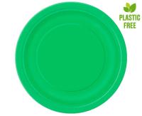 Opakowanie Talerzyki papierowe zielone 23cm 8szt