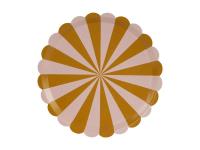 Opakowanie Talerzyki paski 21cm 6szt