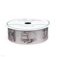 Opakowanie Tasiemka satynow Lovable Christmas 25mmx5m beżowa