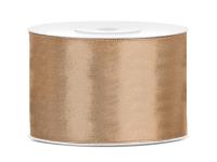 Opakowanie Tasiemka satynowa jasne złoto 50mmx25m