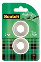 Opakowanie Taśma biurowa Scotch Magic 19mm (2szt)