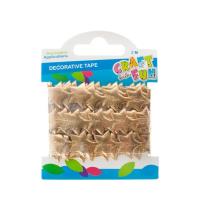 Opakowanie Taśma dekoracyjna gwiazdki 2,5cm 2m