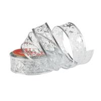 Opakowanie Taśma dekoracyjna na szpuli srebrna