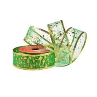 Opakowanie Taśma dekoracyjna na szpuli zielona