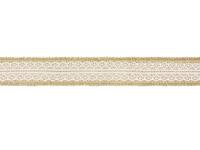 Opakowanie Taśma jutowa z koronką 4x500cm