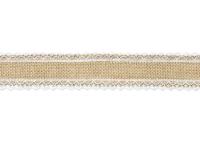 Opakowanie Taśma jutowa z koronką 5x500cm