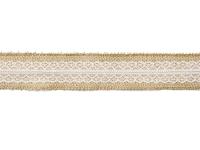 Opakowanie Taśma jutowa z koronką 5x500cm