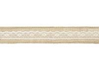 Opakowanie Taśma jutowa z koronką 5x500cm
