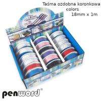 Opakowanie Taśma ozdobna koronkowa 18mmx1m (18szt)