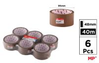 Opakowanie Taśma pakowa brązowa 48mmx40m (6szt)