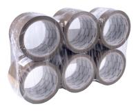 Taśma pakowa brązowa 72mm x 60y (6szt). Wydawca: Office. SmakLiter.pl Opakowanie Taśma pakowa brązowa 72mm x 60y (6szt)