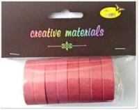 Opakowanie Taśmy papierowe różowe 10mm 8szt