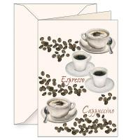 Opakowanie Tassotti Karnet B6 + koperta 5635 Kawa