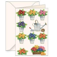 Opakowanie Tassotti Karnet B6 + koperta 5755 Pierwiosnki