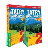 Tatry polskie i słowackie 2w1 przewodnik + mapa. Autor: Nodzyński Tomasz, Cobel-Tokarska Marta. SmakLiter.pl Okładka książki Tatry polskie i słowackie 2w1 przewodnik + mapa