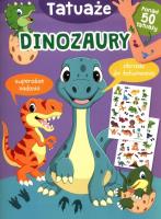 Tatuaże. Dinozaury. Autor: Jul Łyskawa. SmakLiter.pl Okładka książki Tatuaże. Dinozaury