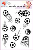 Tatuaże zmywalne dla dzieci Piłki. Wydawca: All4Kids. SmakLiter.pl Opakowanie Tatuaże zmywalne dla dzieci Piłki