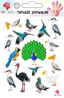 Tatuaże zmywalne dla dzieci Ptaki. Wydawca: All4Kids. SmakLiter.pl Opakowanie Tatuaże zmywalne dla dzieci Ptaki